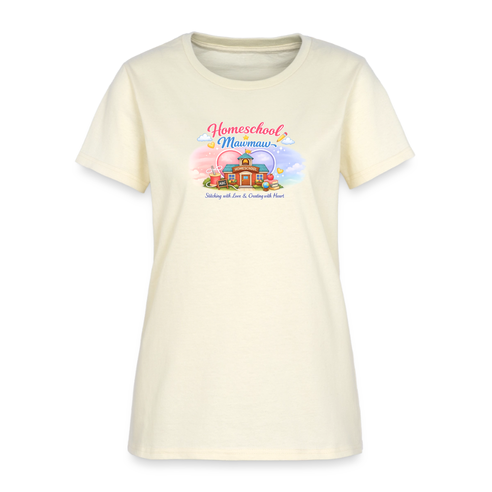 Homeschool Mawmaw | Women's T-Shirt - off white