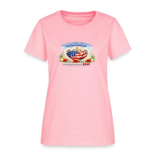 Memorial Day - Your Sacrifice is Never Forgotten | Women's T-Shirt - Classic Edition - pink
