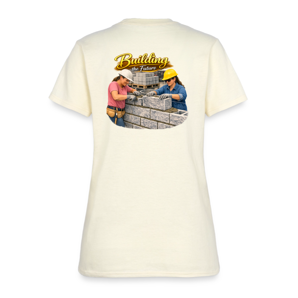 "Building the Future" | Masonry & Bricklayer Women's T-Shirt - off white