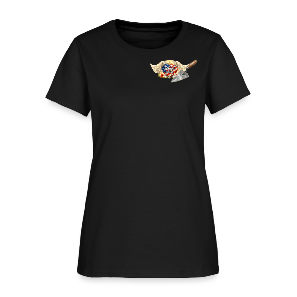 "Building the Future" | Masonry & Bricklayer Women's T-Shirt - black