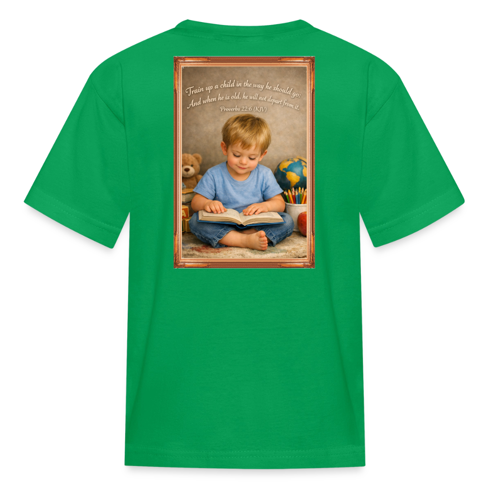Homeschool Grandson | Boys' T-Shirt - kelly green