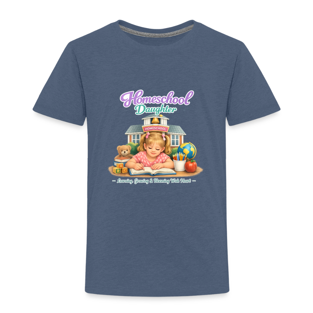 Homeschool Daughter | Girls' T-Shirt - heather blue