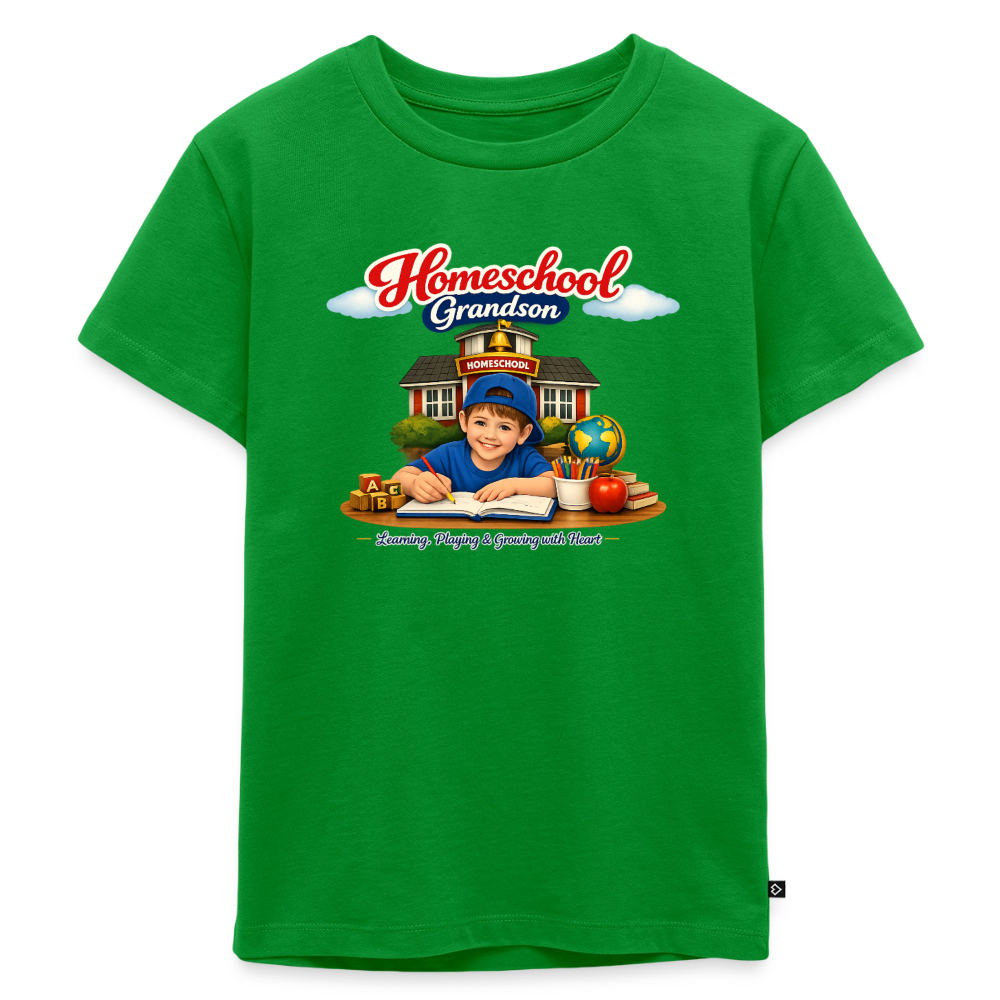 Homeschool Grandson | Boys' T-Shirt - green