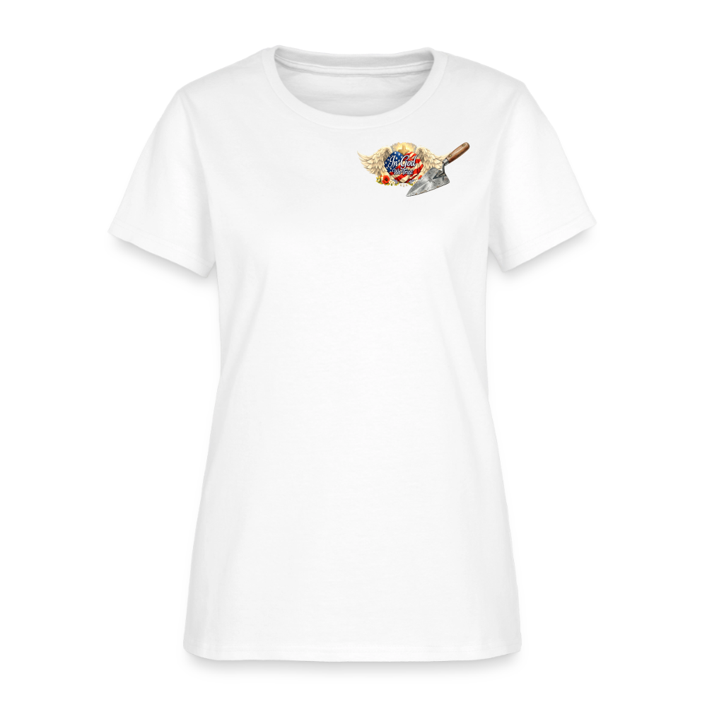 "Building the Future" | Masonry & Bricklayer Women's T-Shirt - white