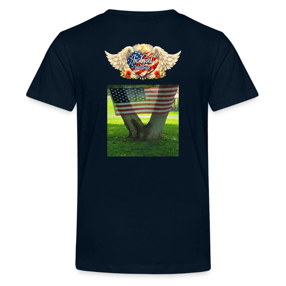 Memorial Day — "Your Sacrifice is Never Forgotten" | Kids' T-Shirt — Classic Edition - deep navy