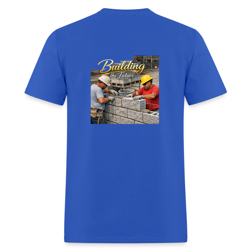 "Building the Future" | Masonry & Bricklayer Men's T-Shirt - royal blue