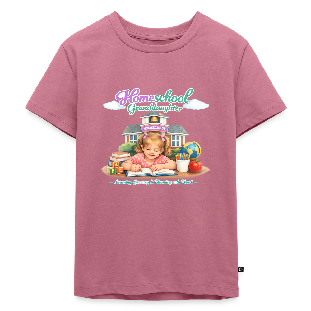 Homeschool Granddaughter | Girls' T-Shirt - mauve
