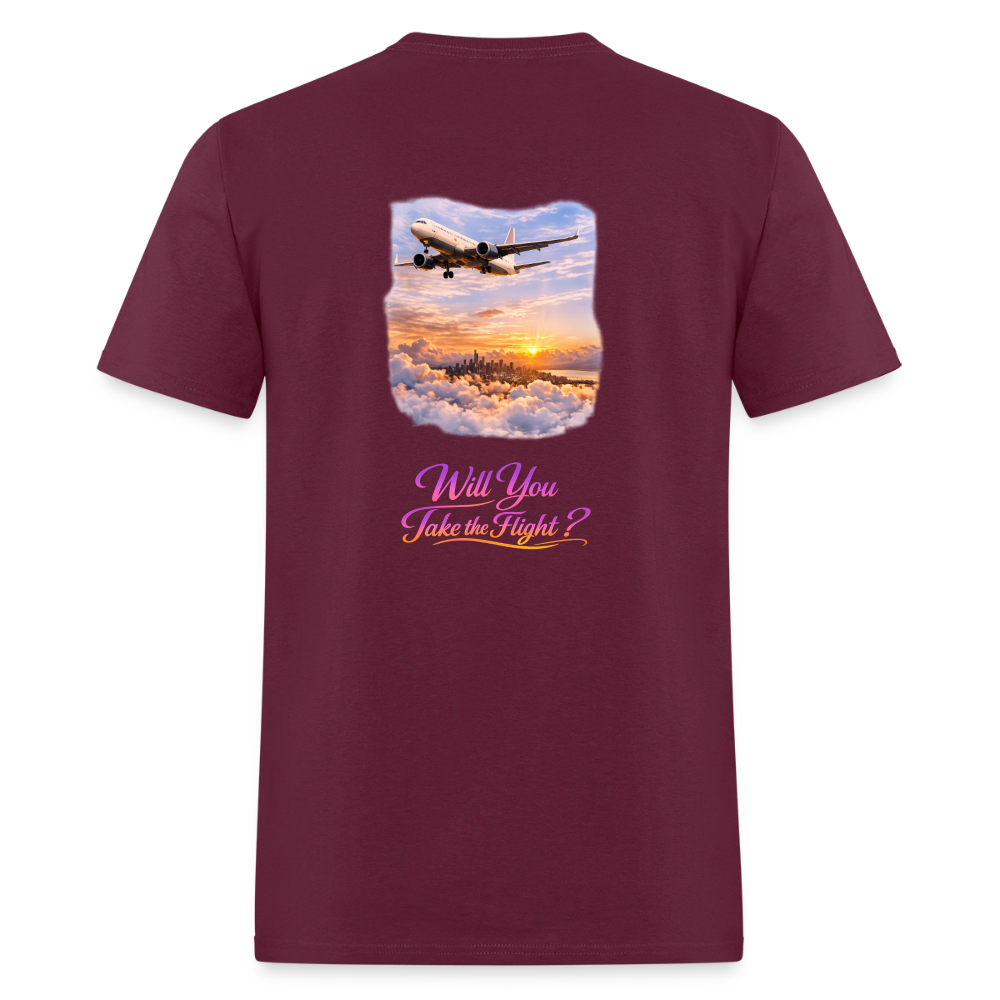Jesus Paid the Fair | Men's T-Shirt | GILDAN 5000 - burgundy
