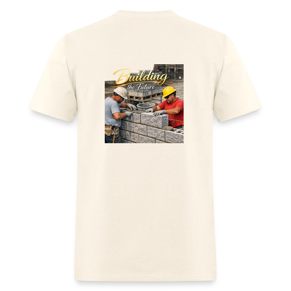 "Building the Future" | Masonry & Bricklayer Men's T-Shirt - sweet cream heather