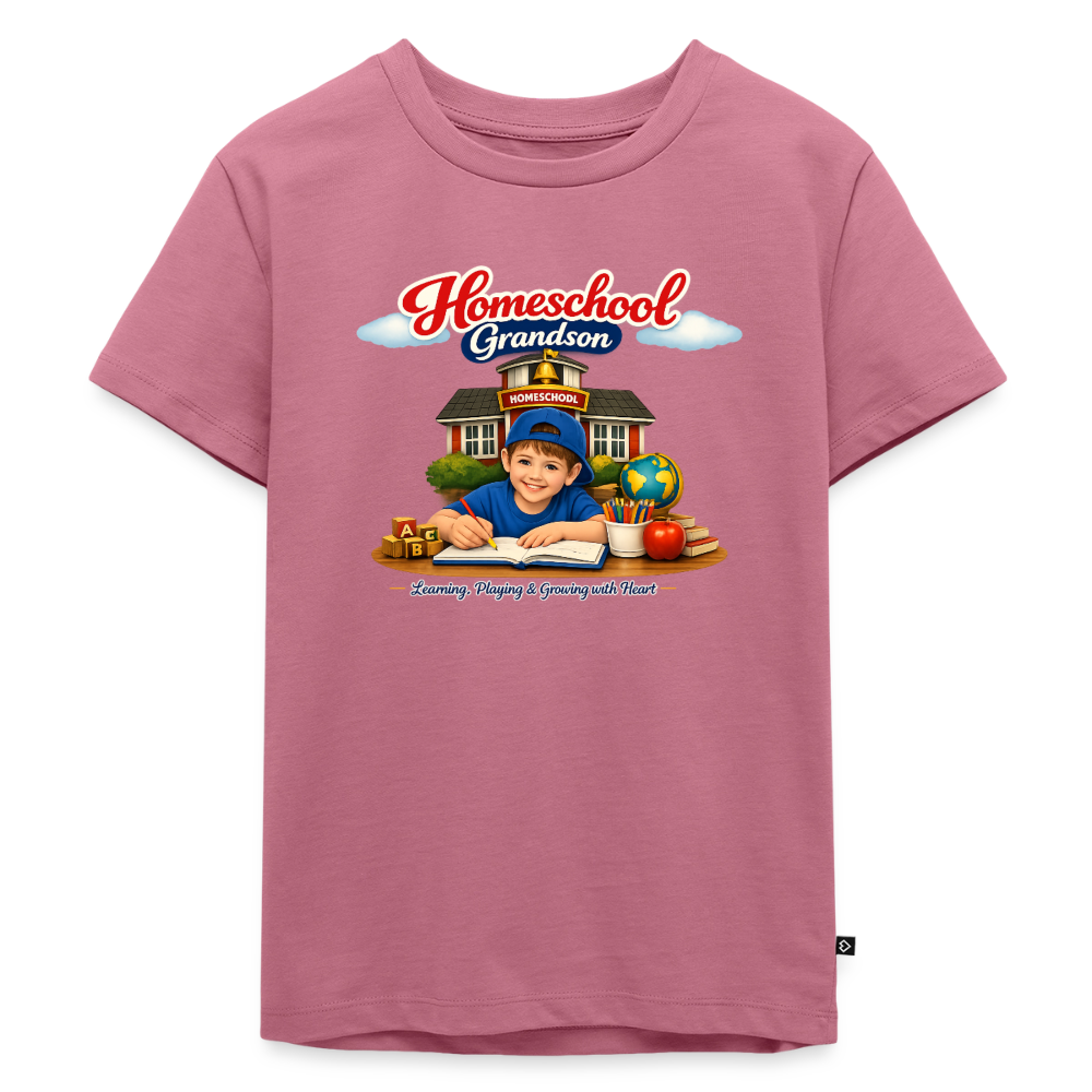 Homeschool Grandson | Boys' T-Shirt - mauve