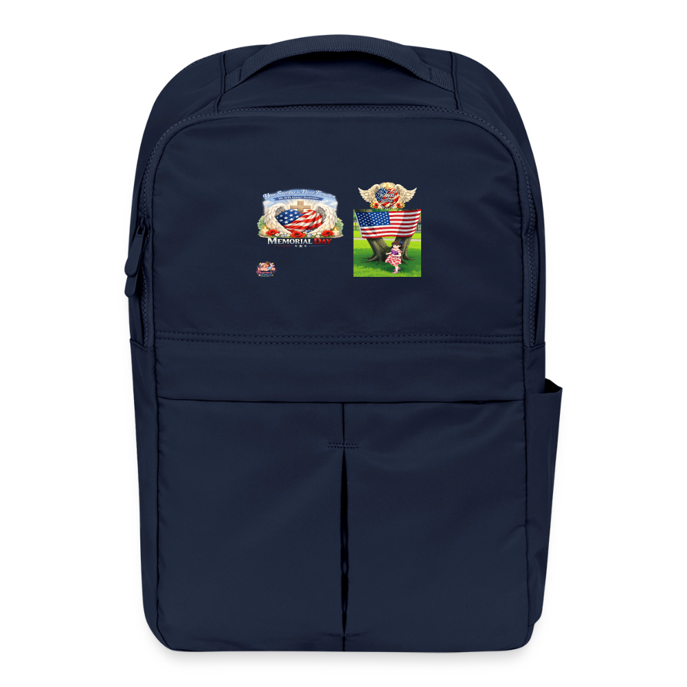 Memorial Day — "Your Sacrifice is Never Forgotten" | Matte Backpack - navy