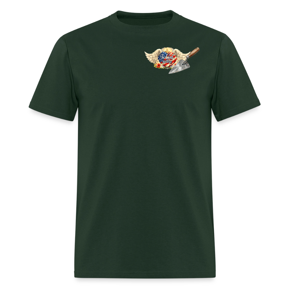 "Building the Future" | Masonry & Bricklayer Men's T-Shirt - forest green