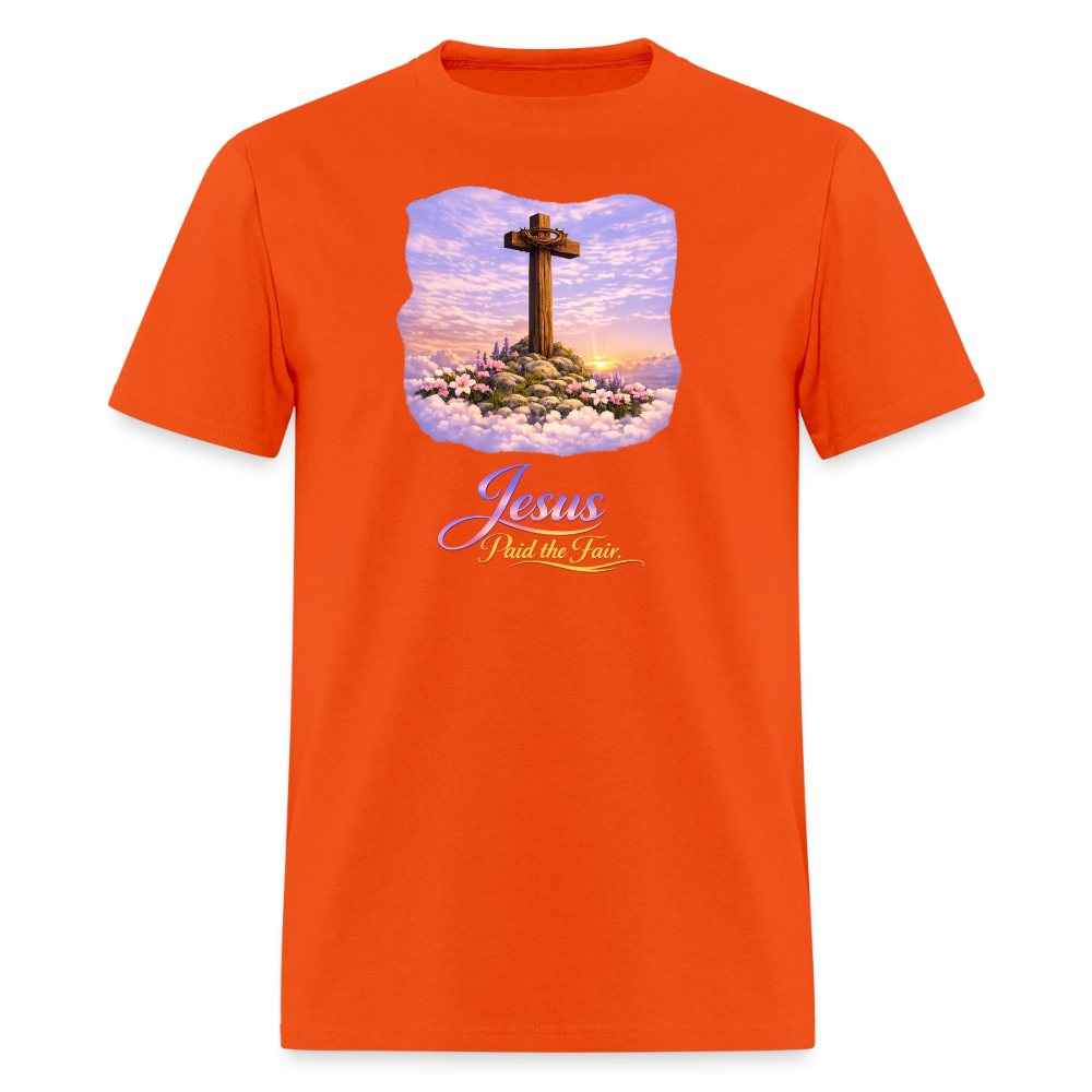 Jesus Paid the Fair | Men's T-Shirt | GILDAN 5000 - orange