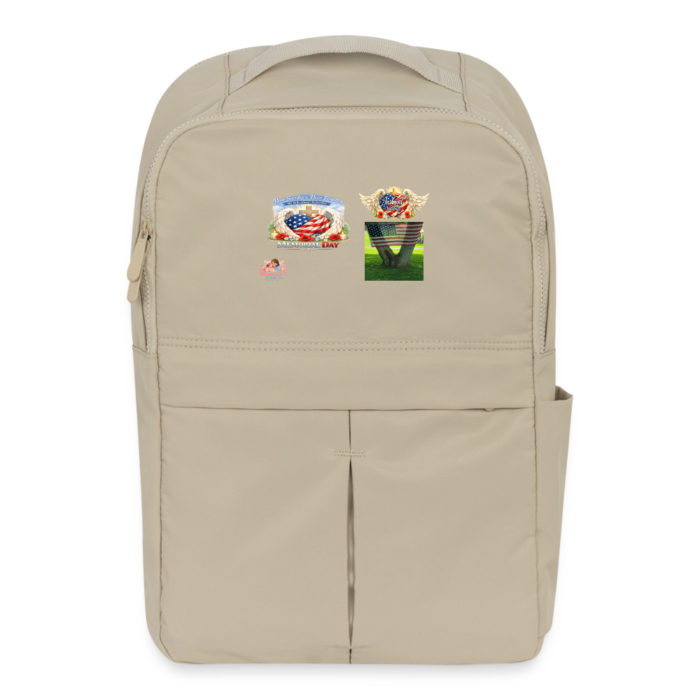 Memorial Day — "Your Sacrifice is Never Forgotten" | Matte Backpack | Classic Edition - sandgrau