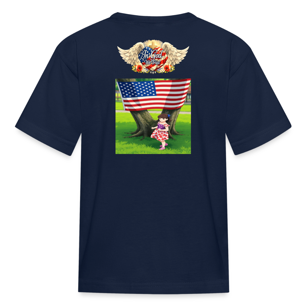 Memorial Day — "Your Sacrifice is Never Forgotten" Kid's | T-Shirt - navy