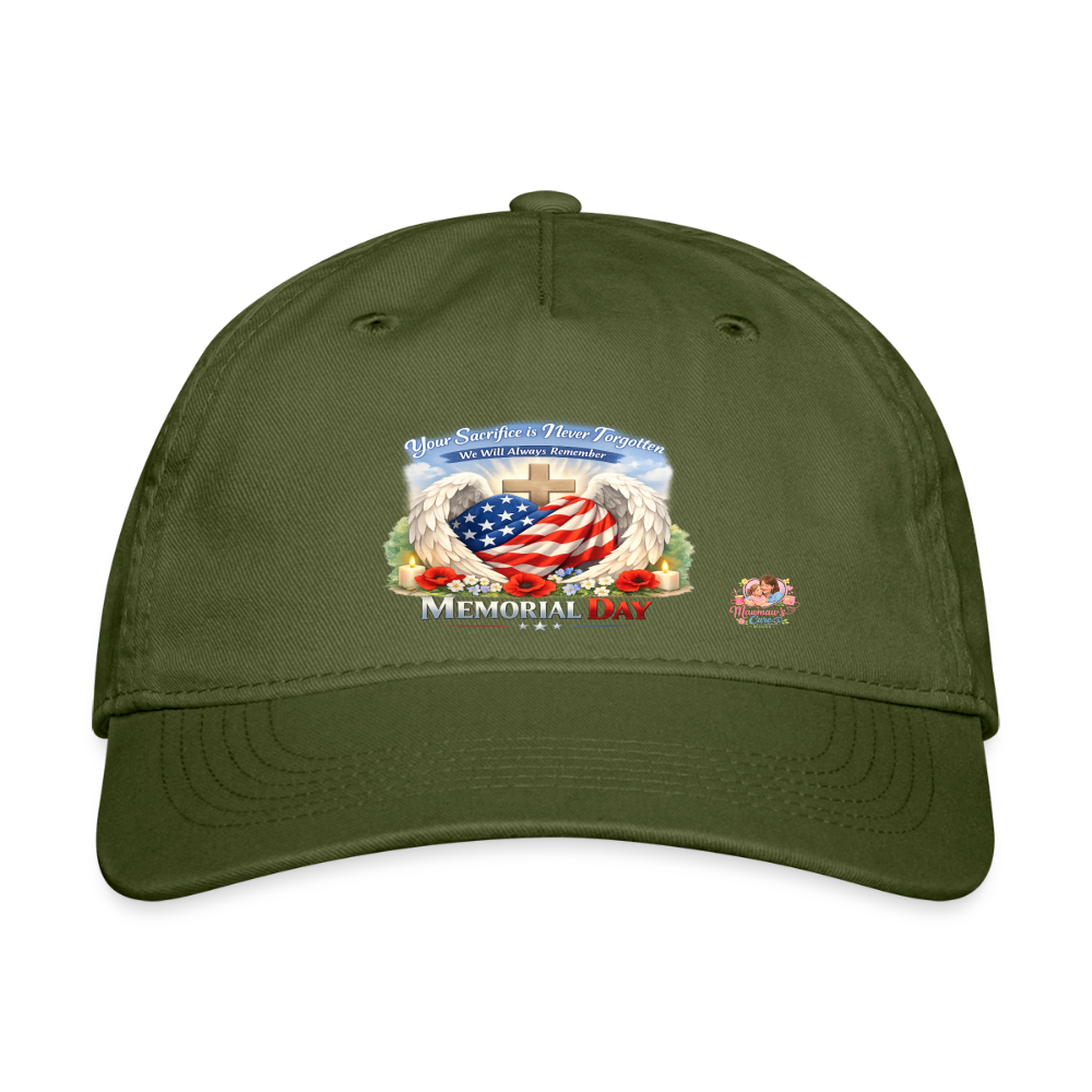 Memorial Day — Your Sacrifice is Never Forgotten Trucker Cap - olive green