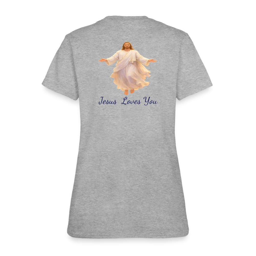 The Grave Could Not Hold Our Lord | Women's T-Shirt - heather gray
