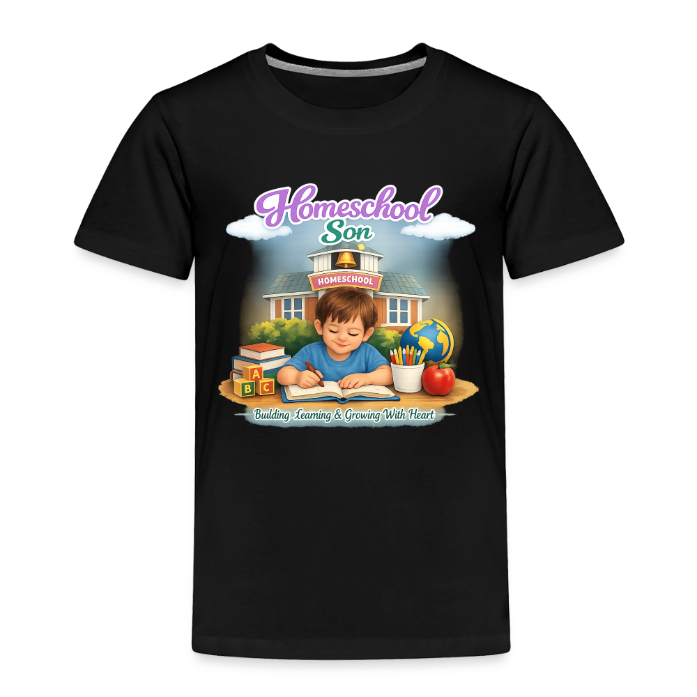 Homeschool Son | Boys' T-Shirt - black
