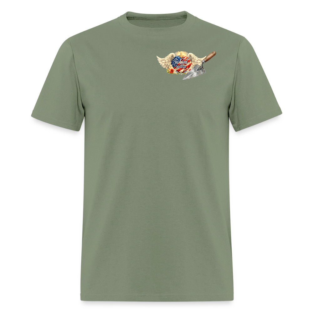"Building the Future" | Masonry & Bricklayer Men's T-Shirt - military green