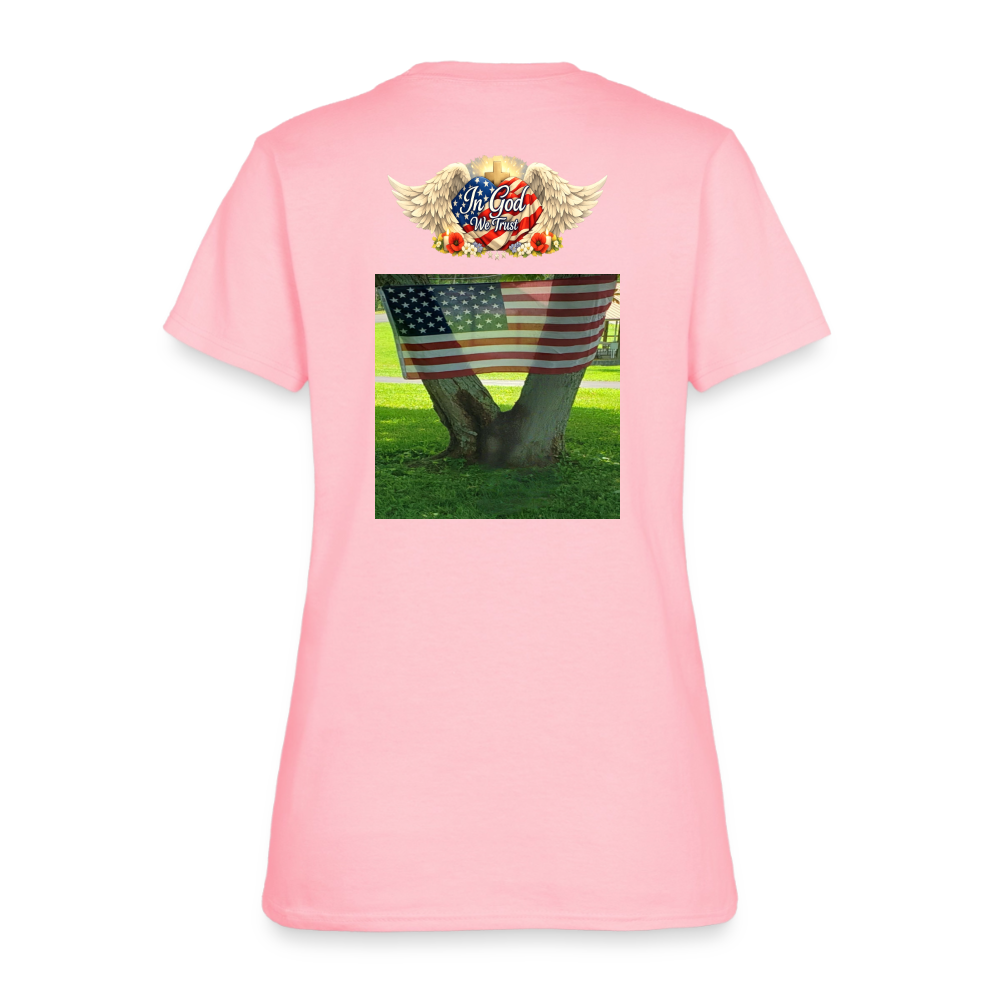Memorial Day — "Your Sacrifice is Never Forgotten" | Women's T-Shirt — Classic Edition - pink