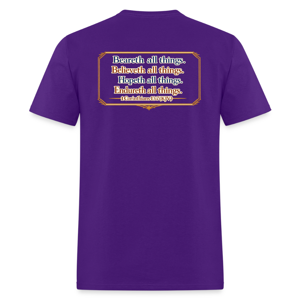 "Brotherhood of Friends" | Men's T-Shirt | GILDAN 5000 - purple