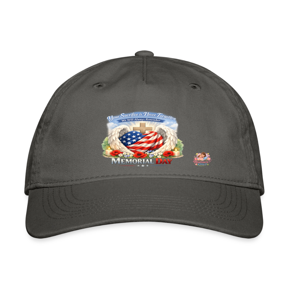 Memorial Day — Your Sacrifice is Never Forgotten Trucker Cap - charcoal