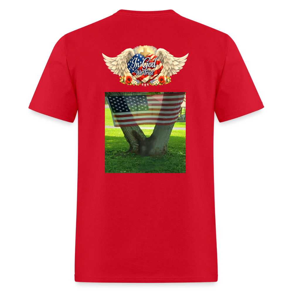 Memorial Day — "Your Sacrifice is Never Forgotten" | Men's T-Shirt — Classic Edition - red