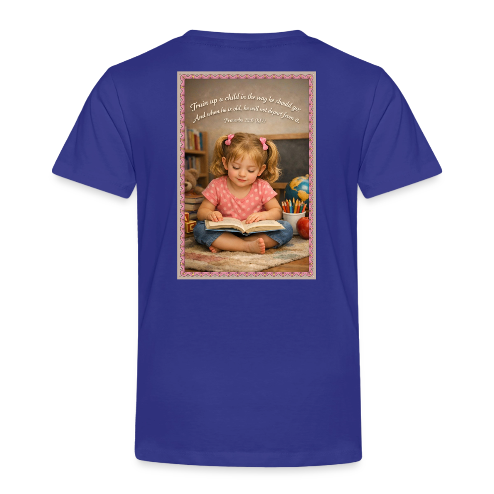 Homeschool Granddaughter | Girls' T-Shirt - royal blue
