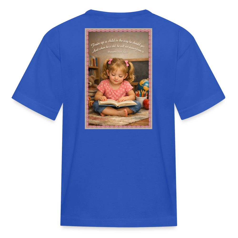 Homeschool Granddaughter | Girls' T-Shirt - royal blue
