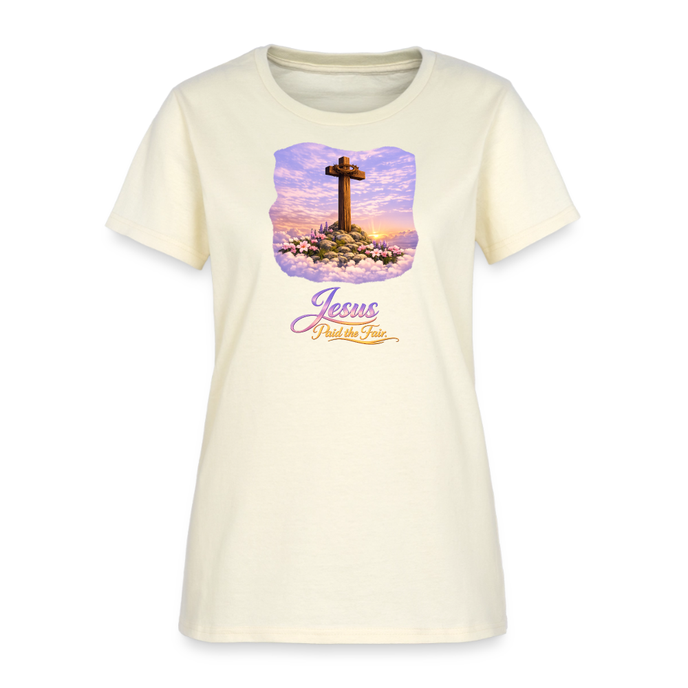 Jesus Paid the Fair. | Women's T-Shirt - off white