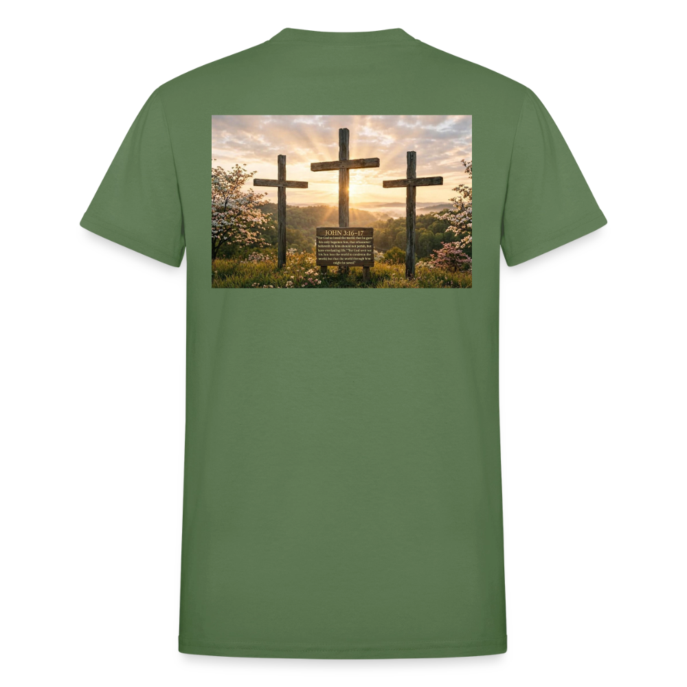 Gildan Ultra Cotton Adult T-Shirt - military green