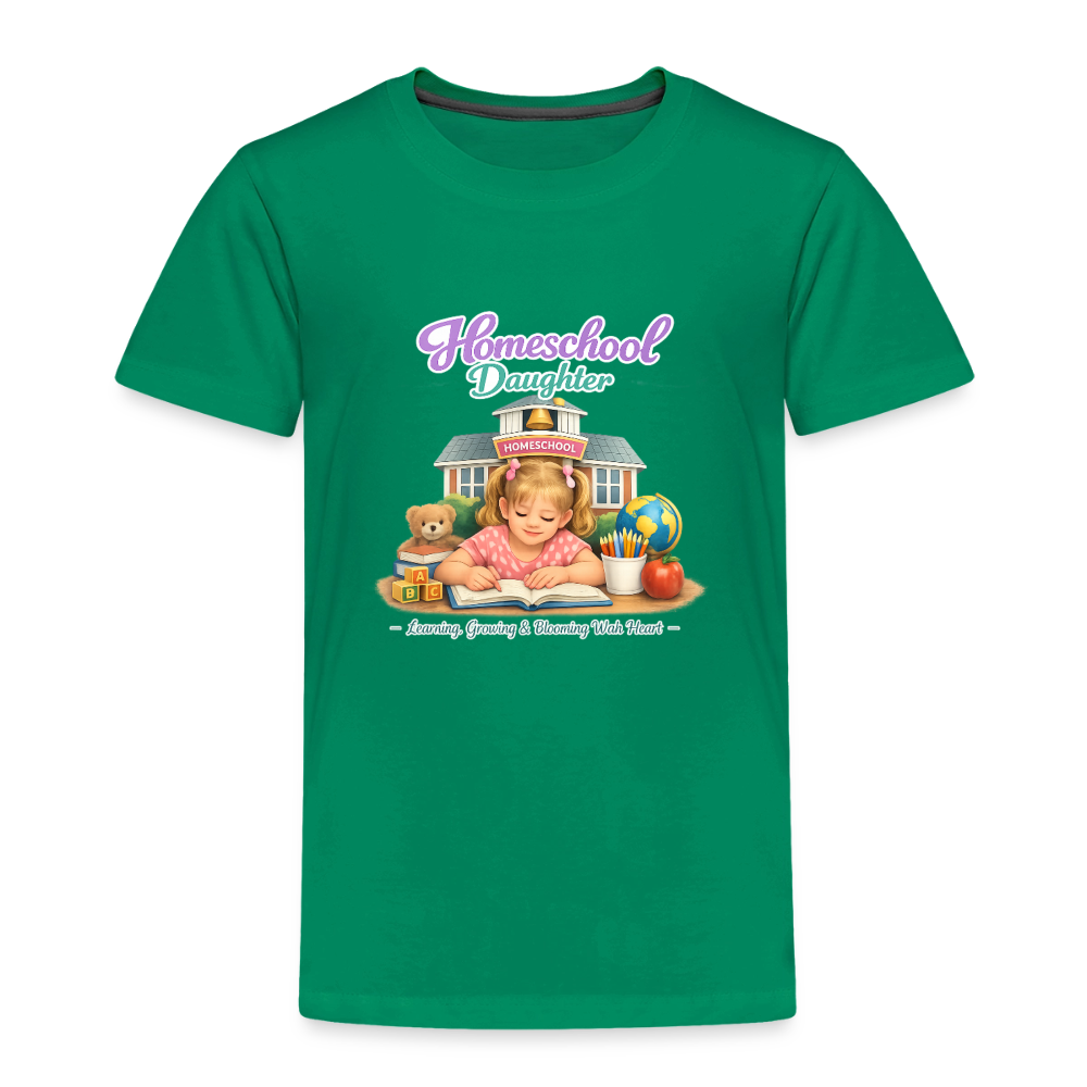 Homeschool Daughter | Girls' T-Shirt - kelly green