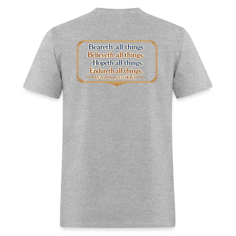 "Brotherhood of Friends" | Men's T-Shirt | GILDAN 5000 - heather gray