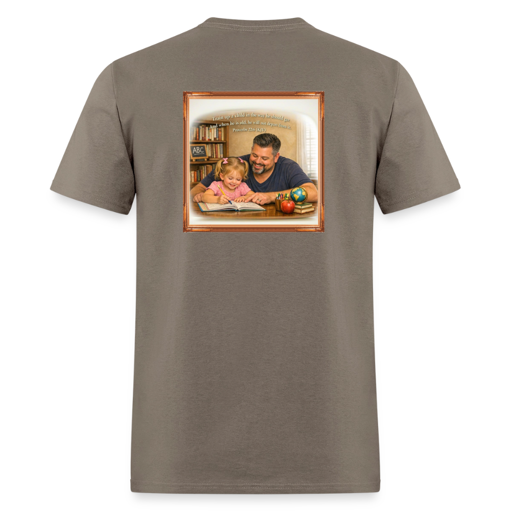 Homeschool Daddy | Men's T-Shirt GILDAN 5000 - safari