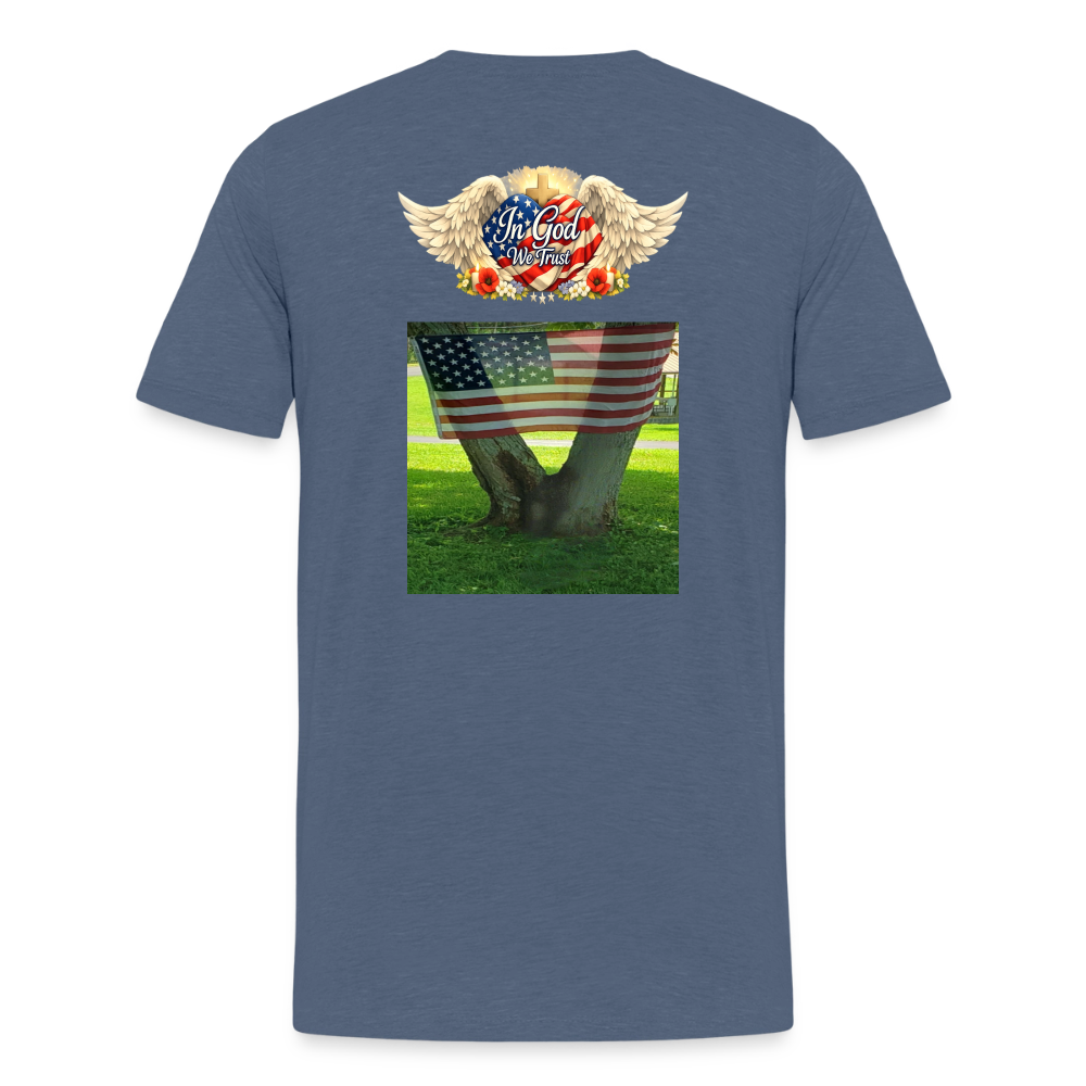 Memorial Day — "Your Sacrifice is Never Forgotten" | Kids' T-Shirt — Classic Edition - heather blue