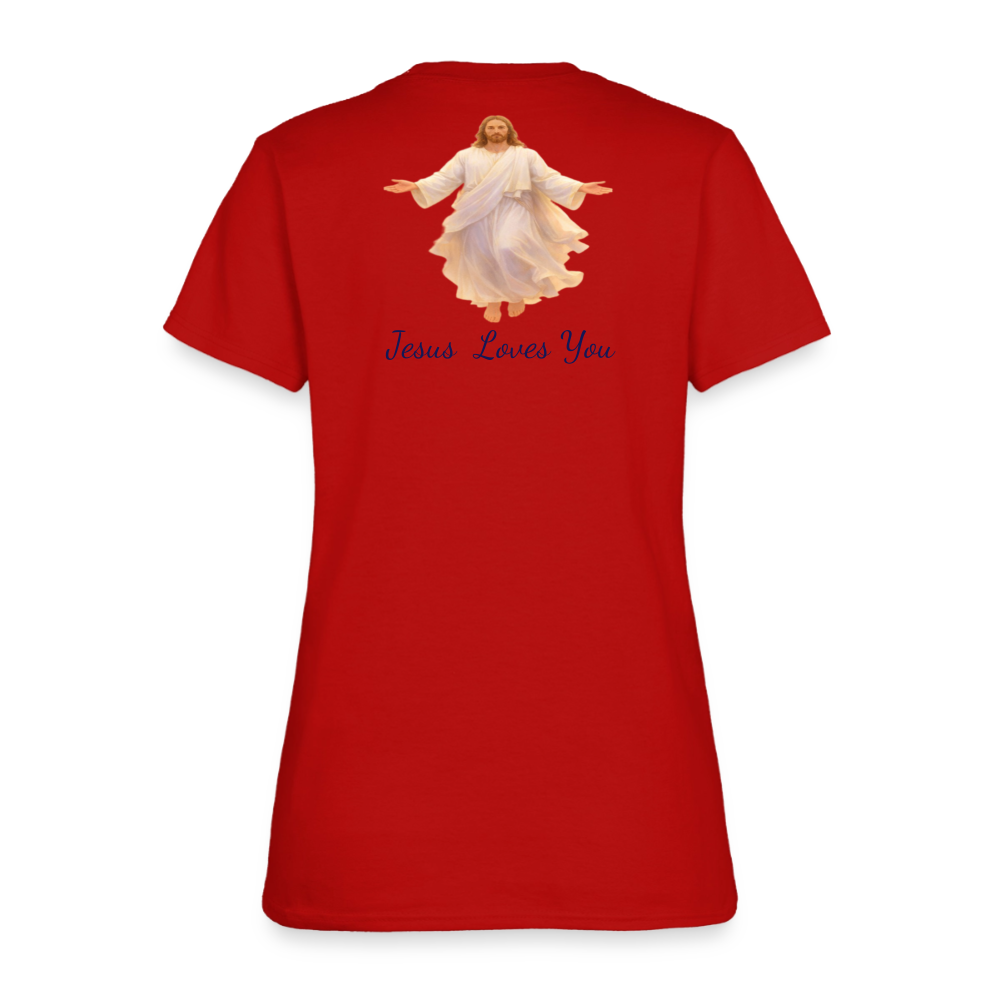 The Grave Could Not Hold Our Lord | Women's T-Shirt - red