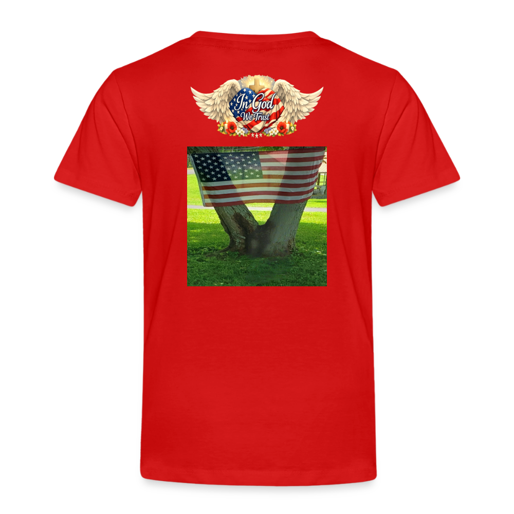 Memorial Day - " Your Sacrifice is Never Forgotten" | Toddler T-Shirt - Classic Edition - red