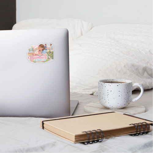Mawmaw's Care Designs | 4x4 Sticker - transparent glossy