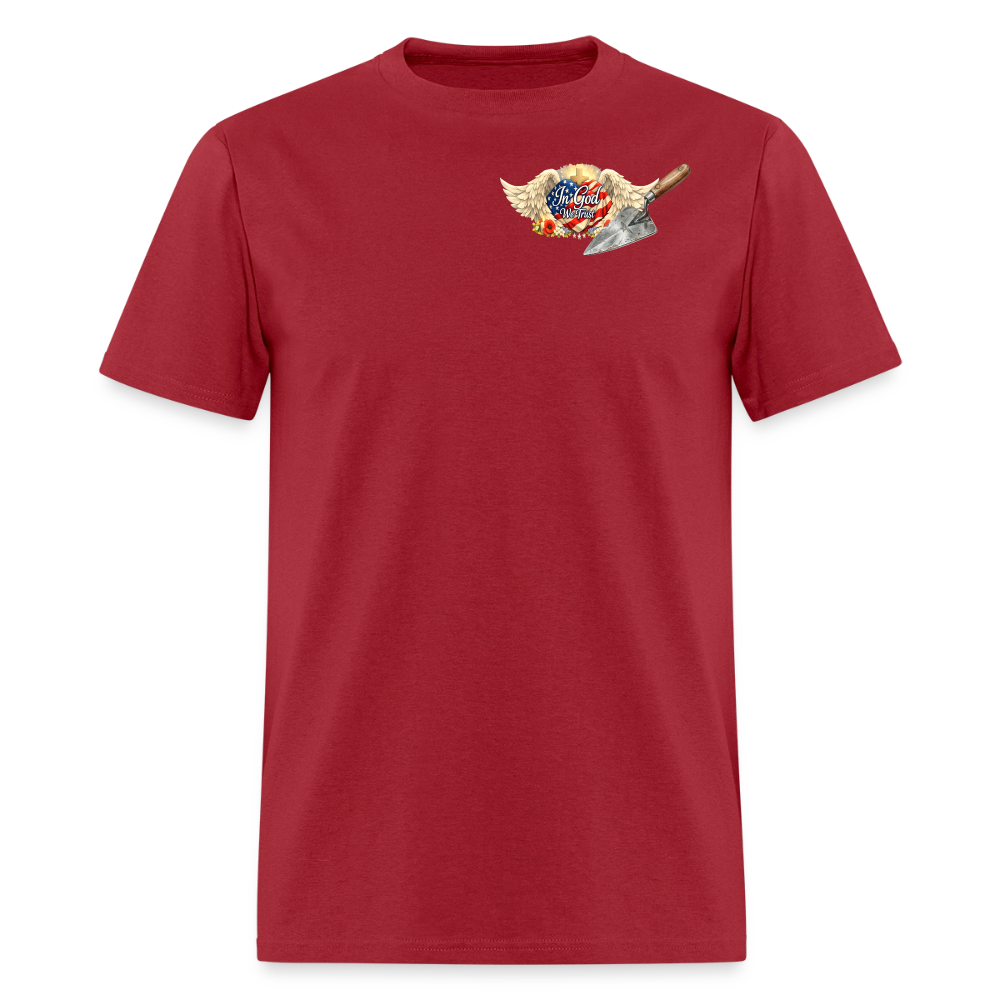 "Building the Future" | Masonry & Bricklayer Men's T-Shirt - dark red