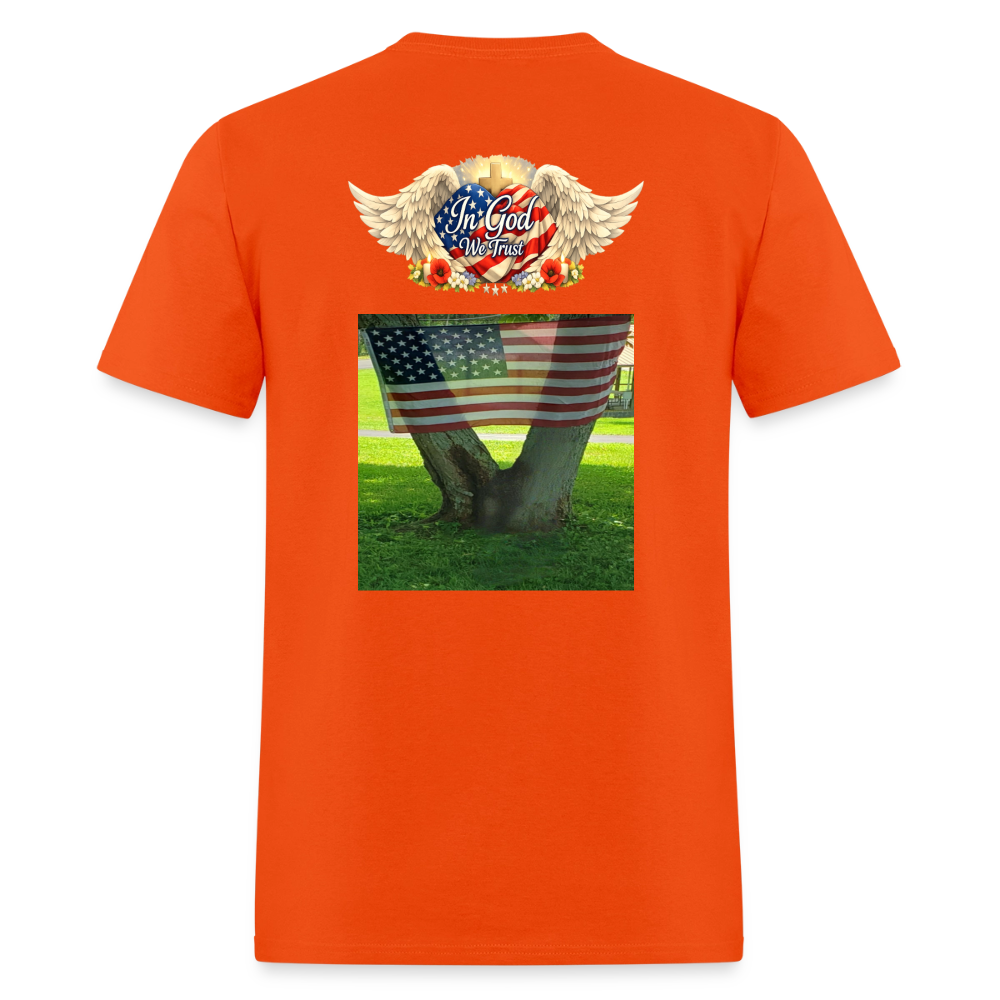 Memorial Day — "Your Sacrifice is Never Forgotten" | Men's T-Shirt — Classic Edition - orange