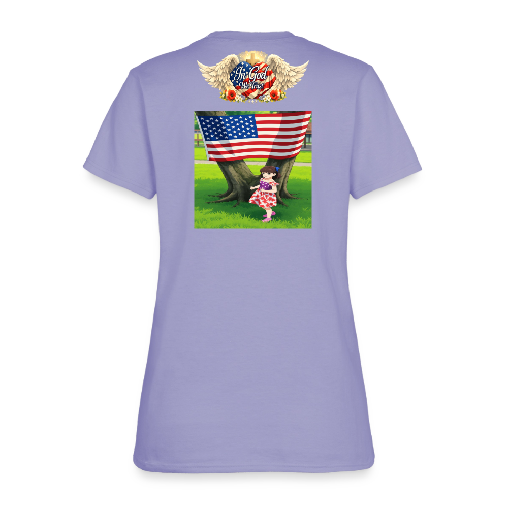 Memorial Day — "Your Sacrifice is Never Forgotten" | Women's T-Shirt - lavender