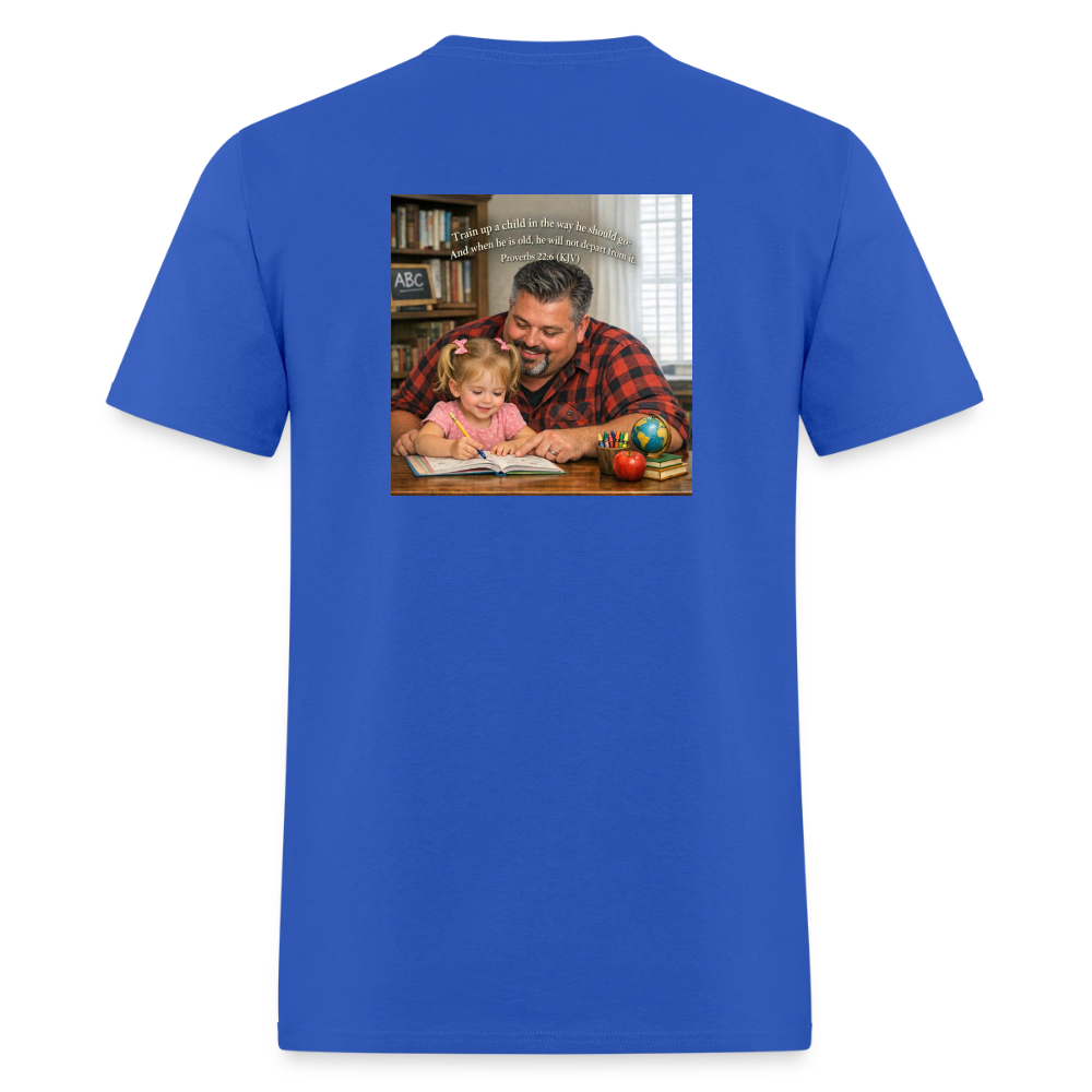 Homeschool Pawpaw | Men's T-Shirt | GILDAN 5000 - royal blue