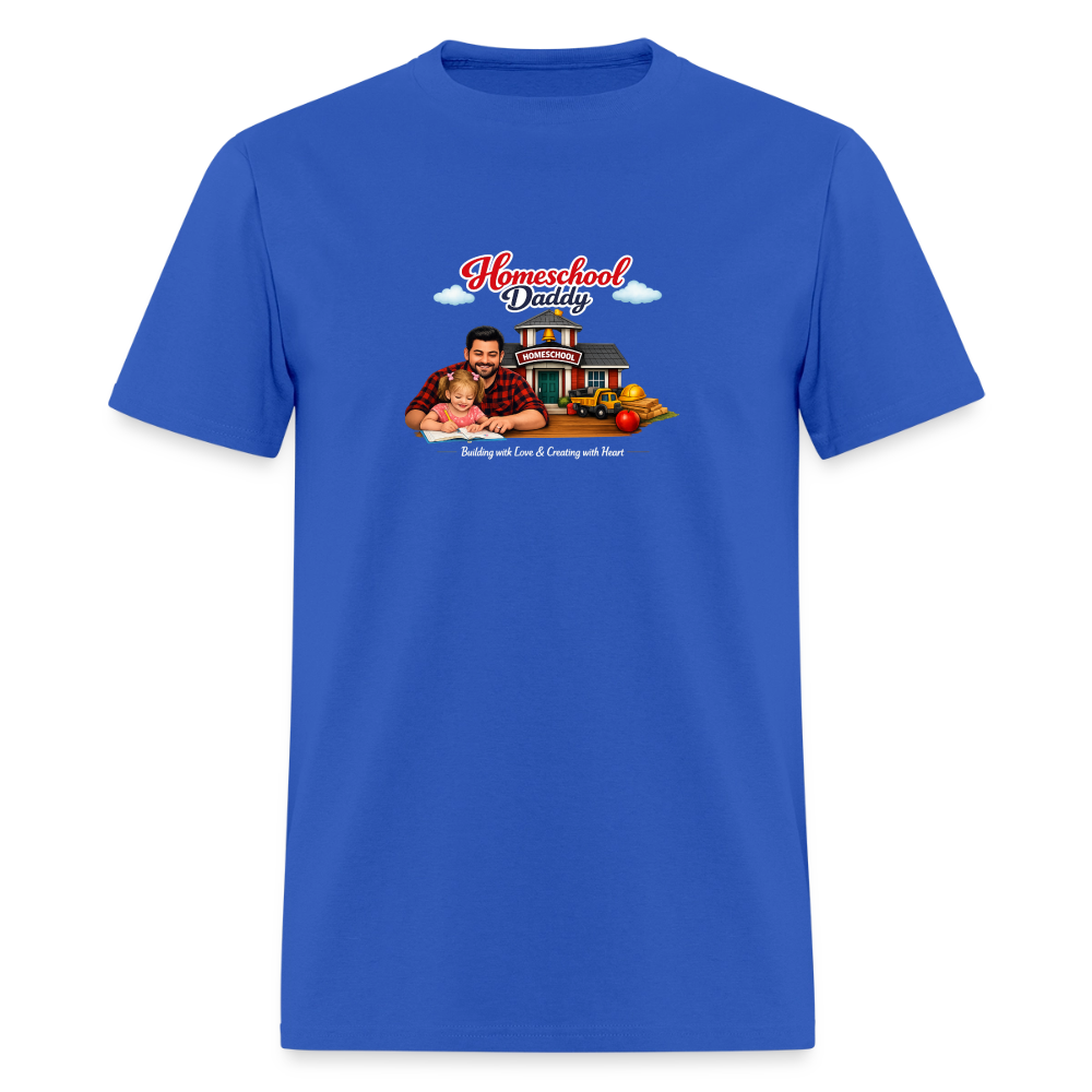 Homeschool Daddy | Men's T-Shirt GILDAN 5000 - royal blue