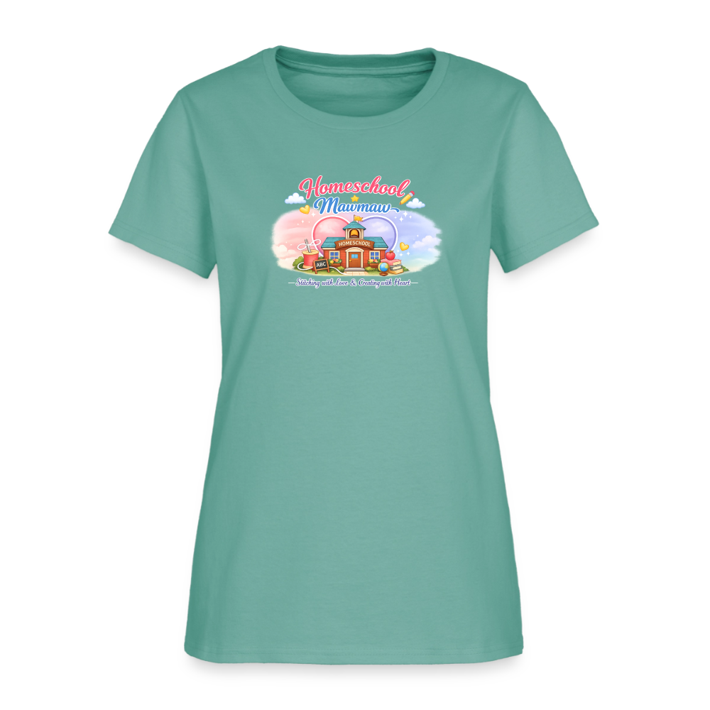 Homeschool Mawmaw | Women's T-Shirt - aquatic