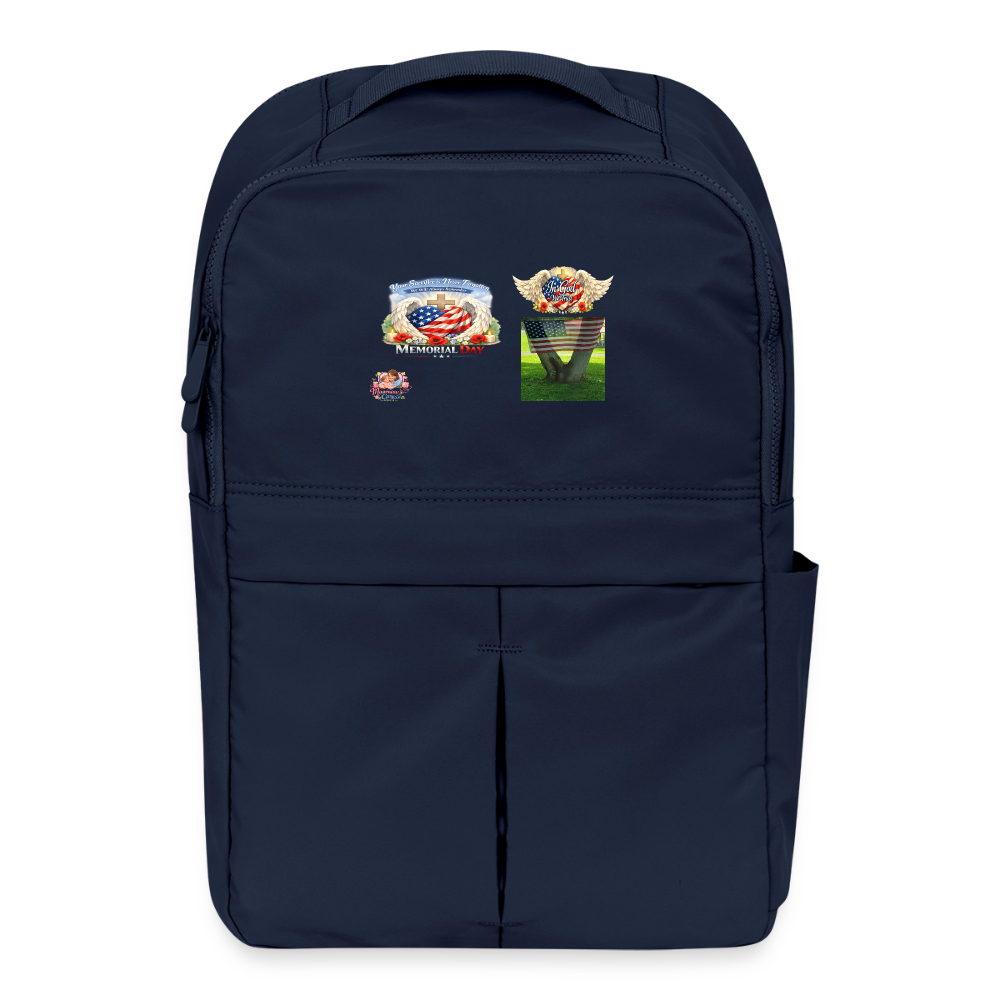Memorial Day — "Your Sacrifice is Never Forgotten" | Matte Backpack | Classic Edition - navy