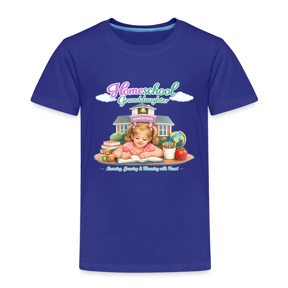 Homeschool Granddaughter | Girls' T-Shirt - royal blue