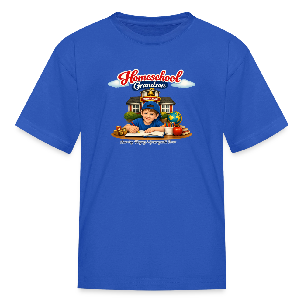 Homeschool Grandson | Boys' T-Shirt - royal blue