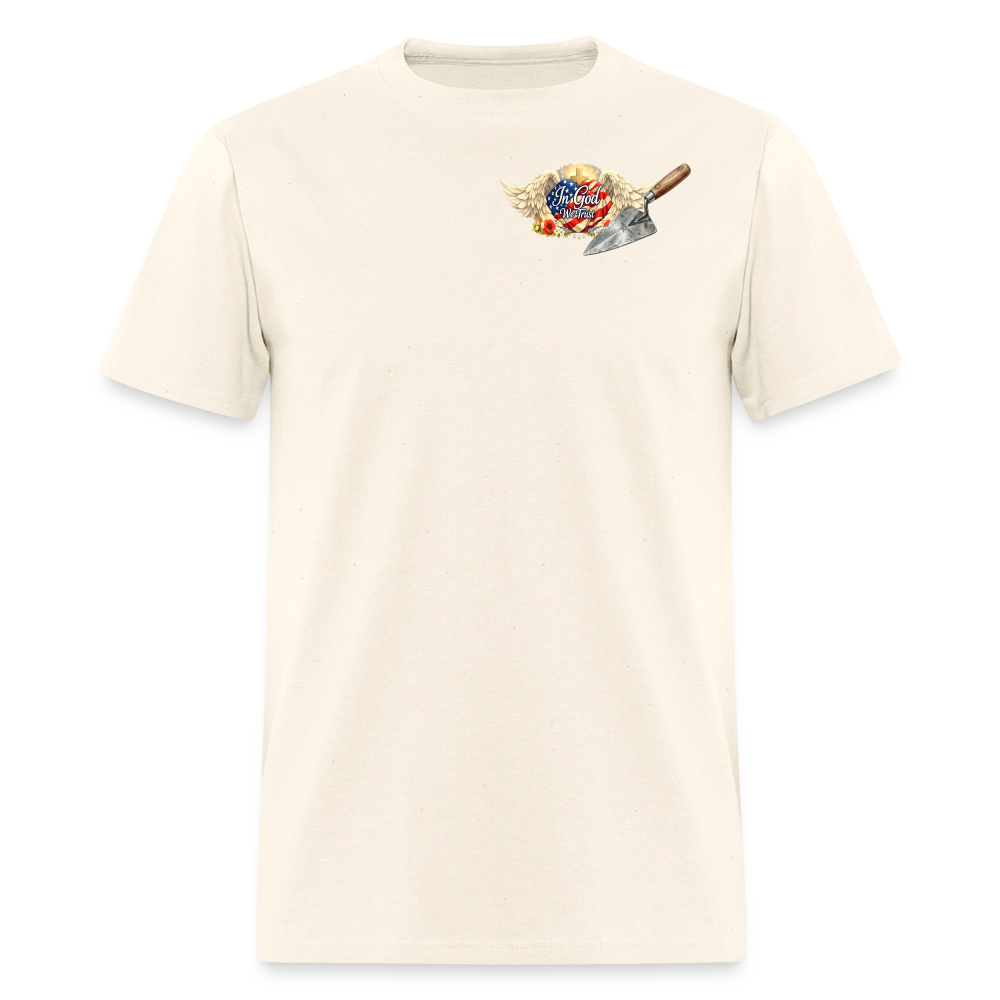 "Building the Future" | Masonry & Bricklayer Men's T-Shirt - sweet cream heather