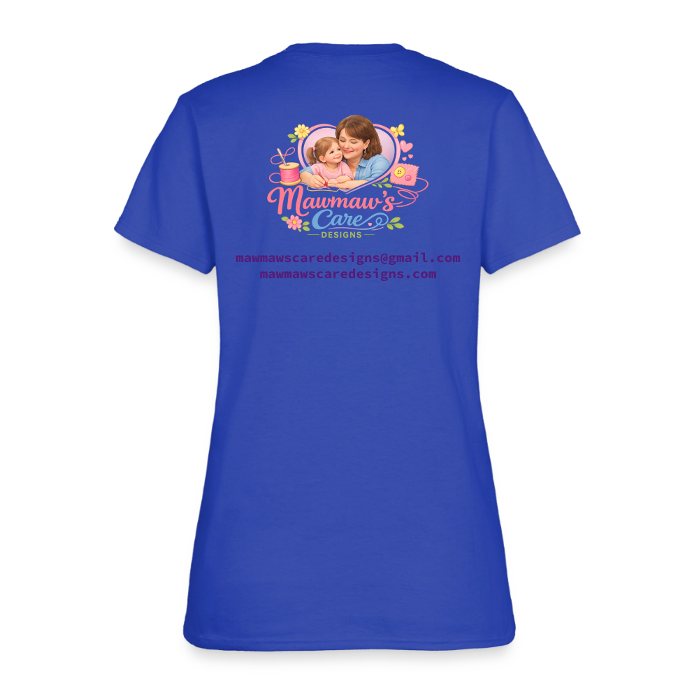 The Grave Could Not Hold Our Lord | Women's T-Shirt | 2nd Edition - royal blue