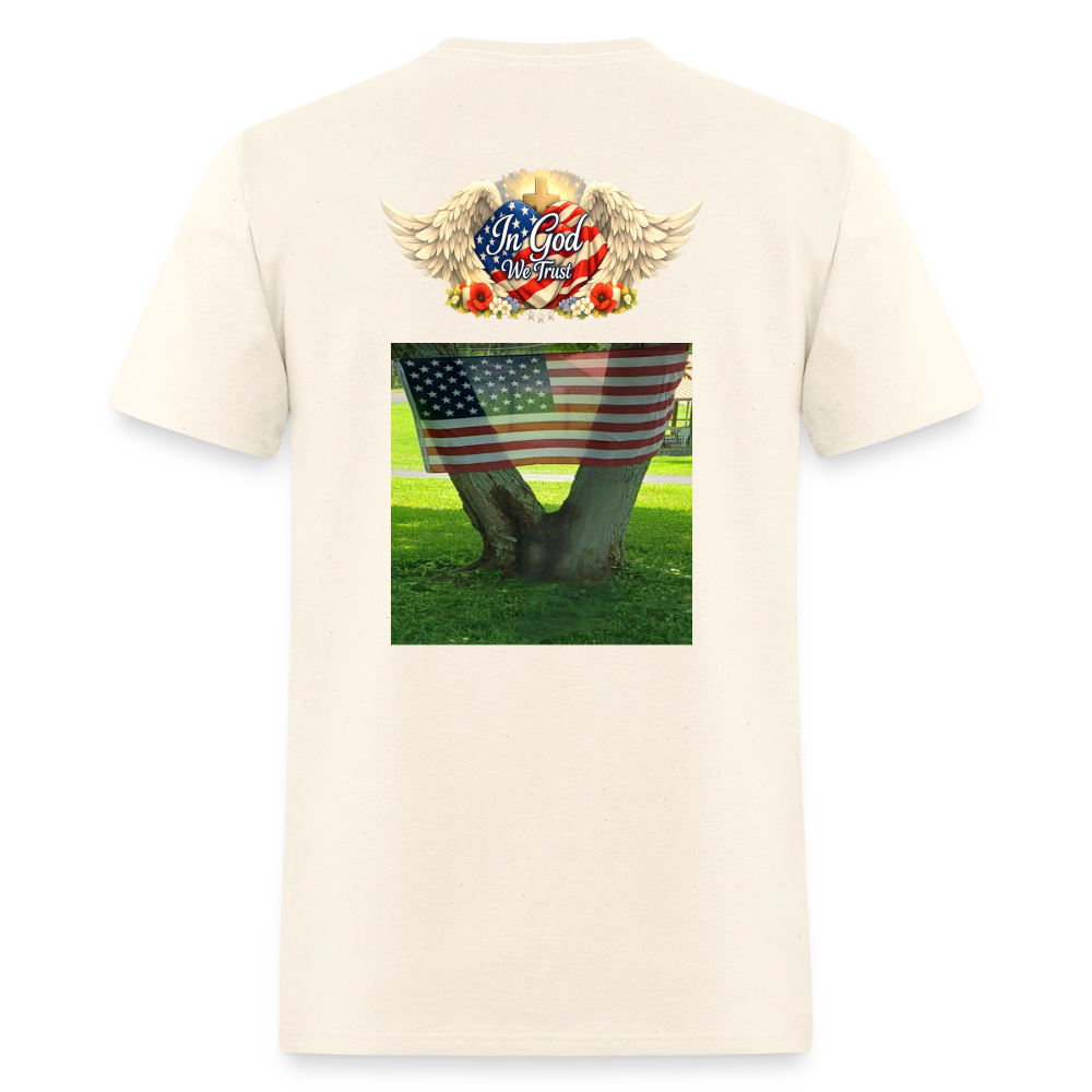 Memorial Day — "Your Sacrifice is Never Forgotten" | Men's T-Shirt — Classic Edition - sweet cream heather